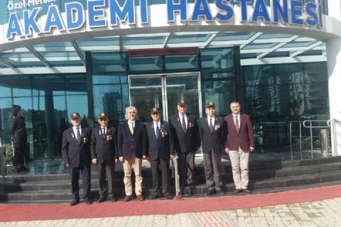 Visit of Mersin War Veterans Association Management to Our Hospital