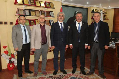 Visiting the Mayor of Toroslar Hamit Tuna