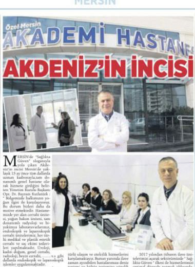 Akdeniz'in İncisi Özel Akademi Hastanesi